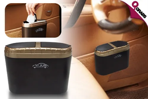 From 39 Keep your Car Clean with a Car Trash Bin - Comes with a Hanging Clip! (Up to QR118 Value)